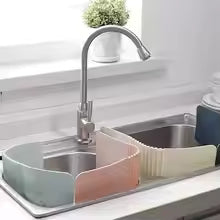 Kitchen Sink Folding Water Blocking Board Household Sink Water Blocking Board Foldable Splash Proof Waterproof Board Water Block