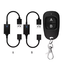 Wireless RF Remote Control Switch Driver Power ON OFF For USB LED Light Strip Reading Lamp Light Fan Toggle Model